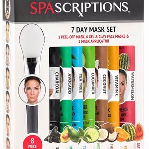 Spascriptions 7-day Facial Mask KitW/ Applicator Assorted Masks. Not in orig box